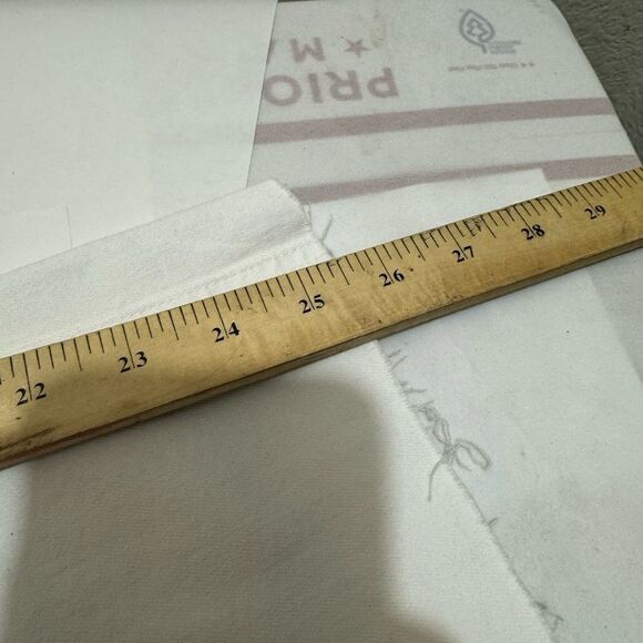 Rag & Bone Nina High Rise Ankle Flare Jeans in Summer White with Holes Size 24 - Picture 10 of 10